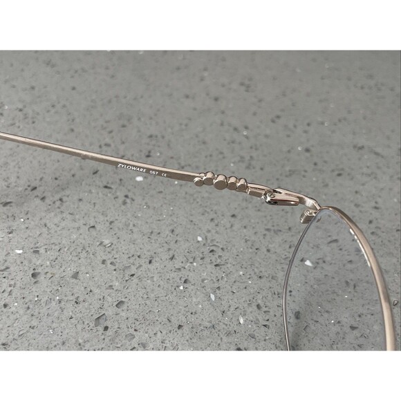 SOPHIA LOREN M172 ZYLOWARE 057 BROWN EYEGLASSES FRAMES ONLY 54-18 oval full rim - Picture 8 of 13